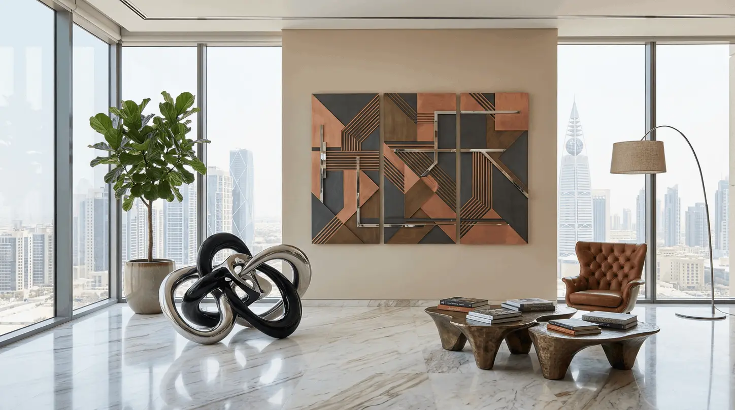 Installed art collection