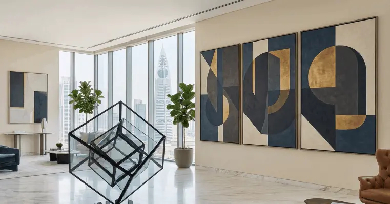 Curated Saudi artwork